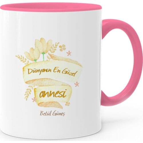 Tailor-made The World 'S Most Beautiful Mother Pink Mug Cup-1