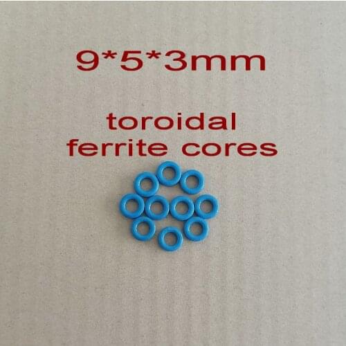 10PCS Blue Toroidal Cores 9*5*3mm Anti-Interference Core For Toroidal Transformer Ferrite Magnetic Rings for Inductor Chokes