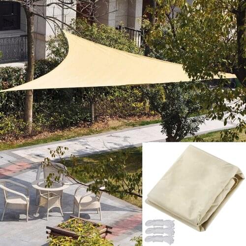Triangle Sun Shade Tourist Awning Outdoor Supplies Portable Waterproof Water Resistant Travel Accessories Triangle Sail
