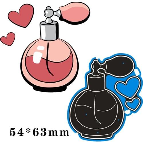 Cutting Dies Love Magic Water Metal and Stamps Stencil for DIY Scrapbooking Photo Album Embossing Paper Card 54*63mm