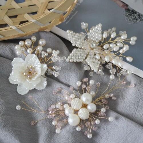 High-End 3D Handmade Copper Wire Beaded Patch,Clothing Decorations Decorative Flowers DIY Brooch Hairpin Wedding Materials