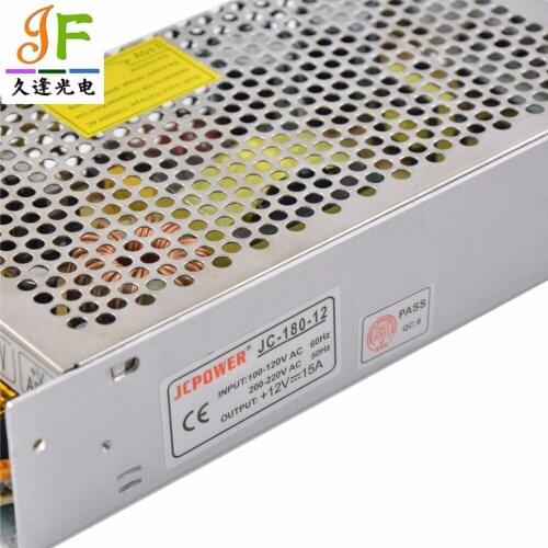 High quality LED Strip Switch Power AC 110V 220V To DC 12V 15A 180W Switch Power Supply for LED strip light