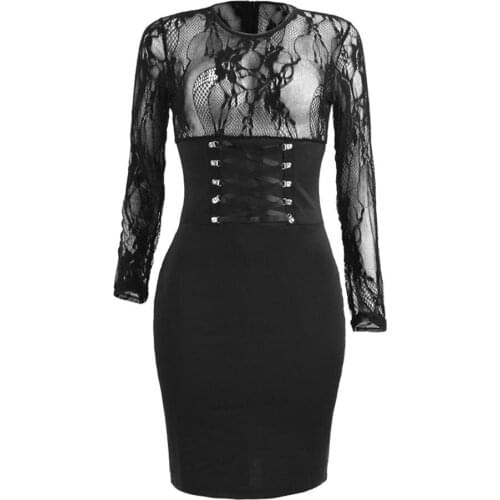 2022 New Women Sexy Club Evening Party Bandage Dress Stretch Mesh Mini Long Sleeve Summer Dresses Celebrity Bodycon AD018