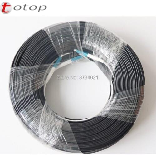 150M Outdoor LC UPC Duplex FTTH Drop Patch Cable LC Duplex G657A fiber optic patch cord FTTH fiber optic jumper cable
