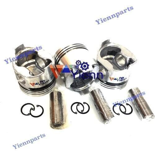 3TNA78 Piston With Pin Clips For Yanmar Diesel Engine Spare Parts