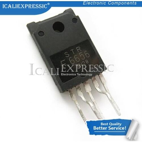 5PCS STRF6656 STR-F6656 F6656 TO-220F-5 In Stock