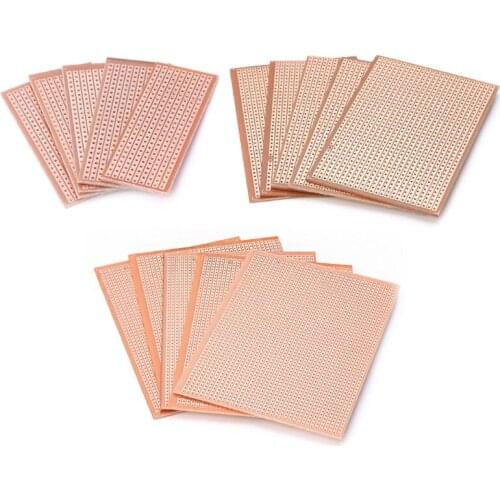 2019 New 5pcs Universal Bakelite Circuit Board DIY Prototype PCB Prototyping Track Plate Electrical Equipment