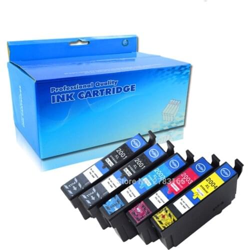 5Pack Compatible Epson T200 XL Ink cartridge For Expression Hom XP200 XP300 XP310 XP400 XP410 Printer cartridge