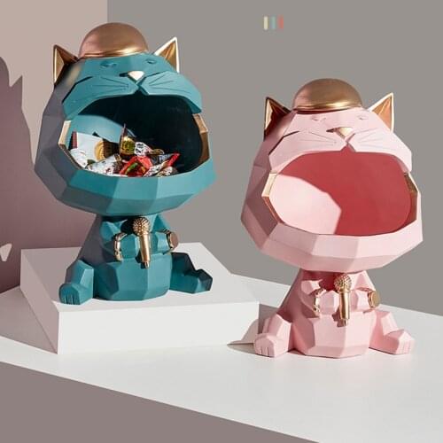 Nordic Office Desk Accessories Light Furnishing Pieces Of Creative Living Room Decorations Luxury Cat Porch Key To Receive