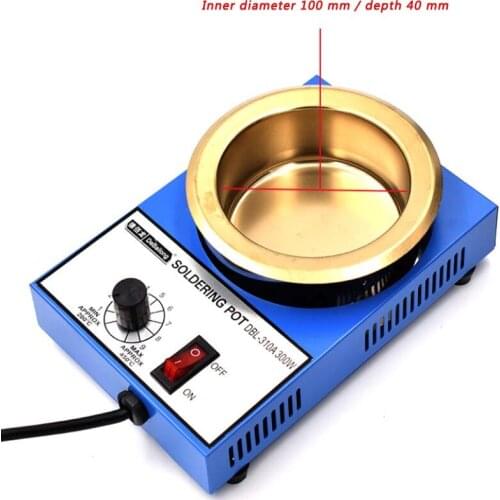 Deborong lead-free tin furnace 100 mm round titanium plating furnace environmental protection tin plating on circuit board of ti