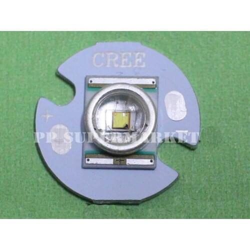 Cree XLamp XR-E P4 White 6000K 3W LED Light Emitter mounted on 16mm UFO PCB