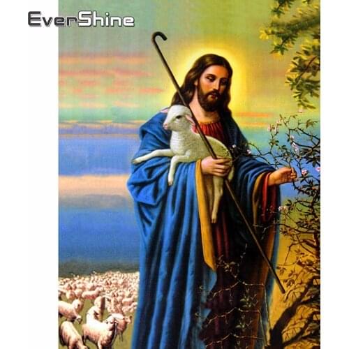 Evershine 5D Diamond Painting Full Drill Square Portrait Cross Stitch Diamond Embroidery Sale Icon Rhinestones Pictures Beadwork