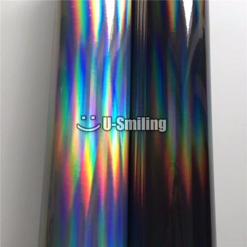 Laser Chrome Holographic Vinyl Wrap Film Foil For Car Wrapping Sticker Chameleon Vehicle Car Decal