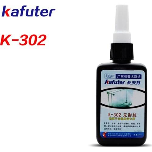 Strong 50g kafuter K-302 UV glue acrylic transparent adhesive UV curing adhesive