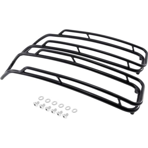 Motorcycle Saddlebags Lid Top Rail Guard For Harley Touring road street electra glide Ultra FLH FLHX FLHS FLHTK FLTC FLTRU 14-20