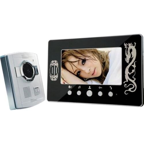 One to One 7 Inch LCD Display Wired Video Door phone