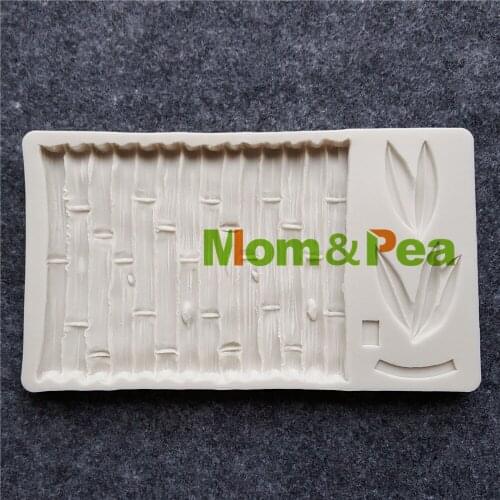 Mom&Pea MPB0040 Bamboo Shaped Silicone Mold Cake Decoration Fondant Cake 3D Mold Food Grade