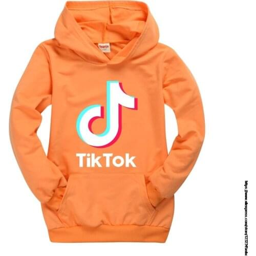 Tik Tok New Spring Baby Fashion Clothes Children Boys Girls Cotton Hooded Sweatshirt Kids Casual Clothing Teenager Hoodies 2-16Y