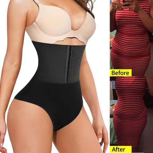 Thong Shapewear Tummy Control Panties Body Shaper for Women Butt Lifter Waist Trainer Seamless Slimmer Panty Slimming Underwear