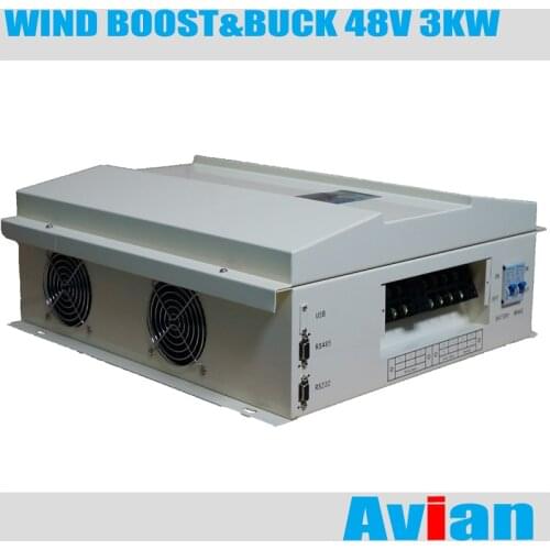 3KW 48V MPPT Wind Generator Controller with Boost and Buck Function CE Free Software Monitor for RS232 3KW Wind Turbine Use