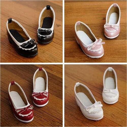 1/4 1/3 scale BJD SD doll bow-knot lace shoes for MSD SD13 girl doll accessories . not include doll and other C0643