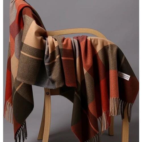 Fashion scarf Autumn Winter Warm Cashmere Scarves Dot Pattern High Quality Long Tassels Women Thicken Wrap Shawl Wool Pashmina