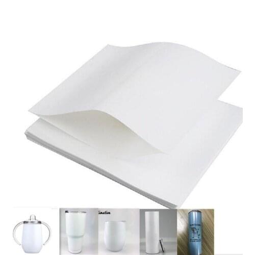 5 Sizes White Sublimation Accessory Shrink Film Wrap Paper For Heat Thermal Transfer 20oz 30oz Tumbler#891206