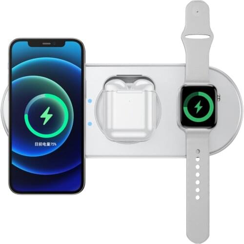 5 in1 Fast Wireless Charging Station For iPhone X Airpods Apple Watch 5 For Huawei Gt2pro For Samsung Galaxy Watch Gear S3 Sport