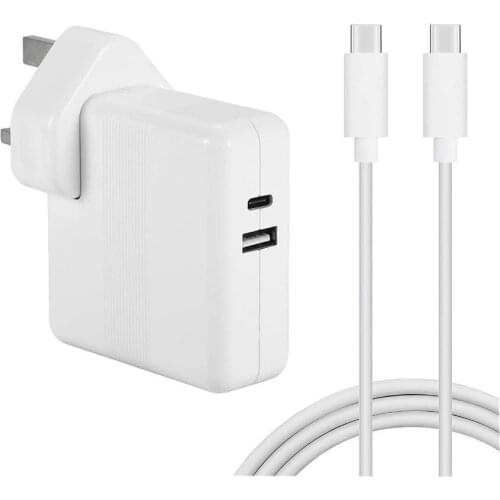 87W 90W USB C With 18W QC3.0 Power Adapter for MacBook Pro 15 16 Air 12 13 Surface Book 2 Book 3 Pro 7 iPad Pro UK EU AU US