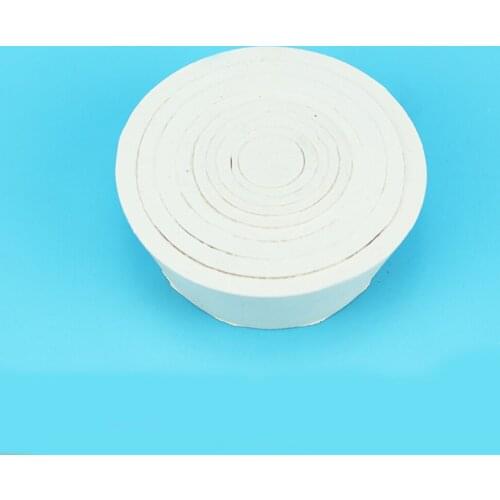 9pcs/lot White Rubber stopper with hole for Brinell funnel lab supplies