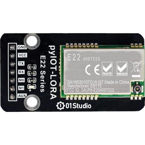 PyIOT- LORA Wireless Module 433M Communication Module Relay Networking MicroPython Programming Development