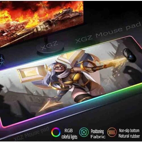 Mairuige Anime Sexy Long Legged Girl Customized Large RGB Mouse Pad Lock Edge Computer Keyboard Desk Mat Rubber Slip Csgo Gamer
