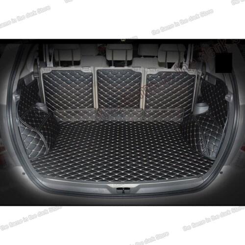 For toyota verso leather car trunk mat cargo liner 2009 2010 2011 2012 2013 2014 2015 2016 2017 boot accessory interior auto