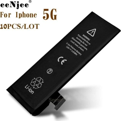 EENJEE 10PCS Cell Phone Battery For Iphone 5 G 5G Shenzhen Factory 1440mah AAA Quality Smartphone Replacement Batteries OEM
