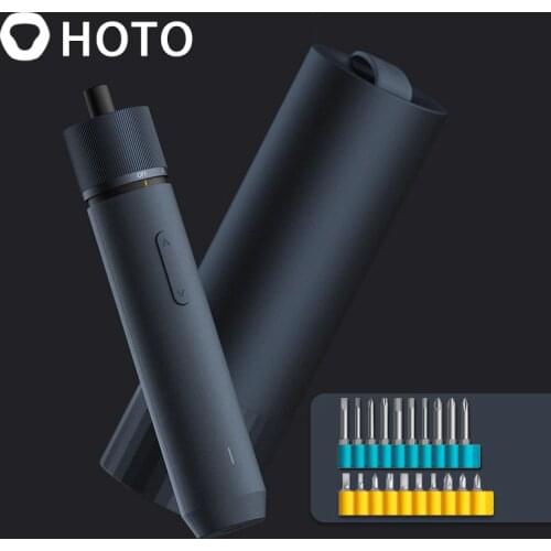 HOTO Electric Cordless Screwdriver, 3.6V, S2 32PC Bit Set, Smart Cordless Screwdrivers, Rechargeable Battery Screwdriver