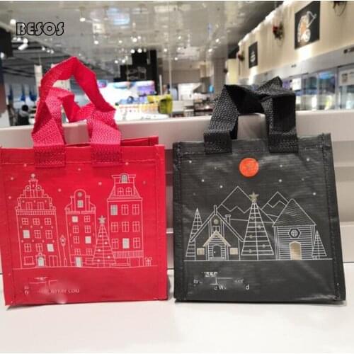 Creative Wholesale Castle Plastic Waterproof Gift Bag Christmas Party Activities Candy Snacks Toy Packaging Decorative Gift Box