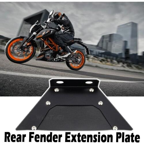 Fender For 200 390 Motorcycle parts rear fender extension plate fender extension frame CNC aluminum