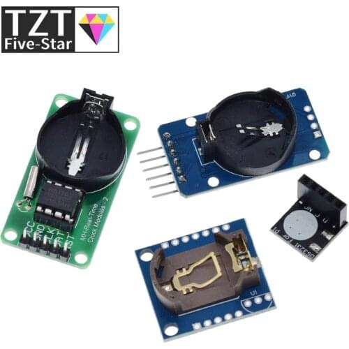 DS3231 AT24C32 IIC Module DS1302 Precision Clock Module DS1307 Memory module mini module Real Time 3.3V/5V For Raspberry Pi