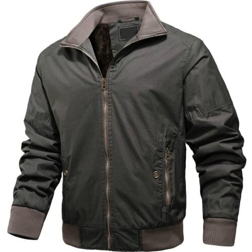 Large Size Mens Jacket New Middle-aged Elderly Coat Fat Guy European Size Clothes Men Clothing 2020 Outerwear & Coats