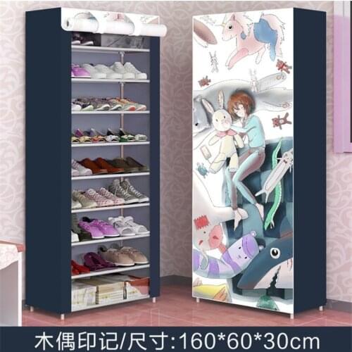 New Shoe Rack Multi-Layer Simple Economical Simple Modern Dustproof Shoe Cabinet Home Entrance Hall Shoe Rack