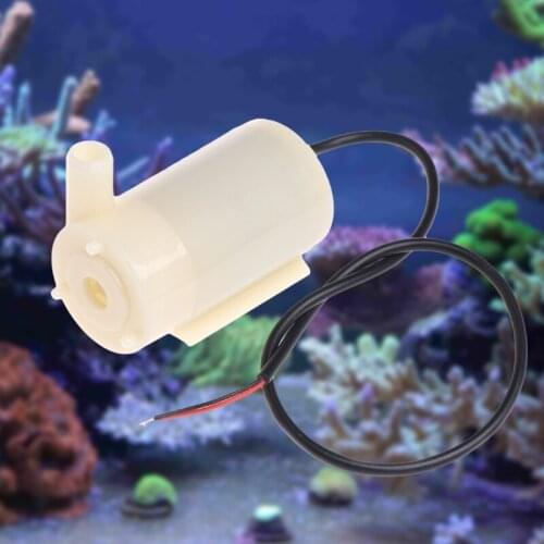 Submersible Water Pump Mini DC3-5V 100L/H Silent Aquarium Fish Tank Accessories HX6D