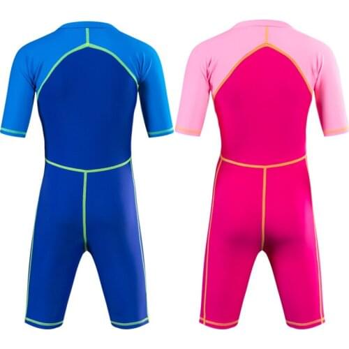 SBART Lycra Short Sleeve Swimwear Boys Girls Wet Suit Snorkeling Clothing Childrens Sun Protection Diving Suit Wetsuits Kids K