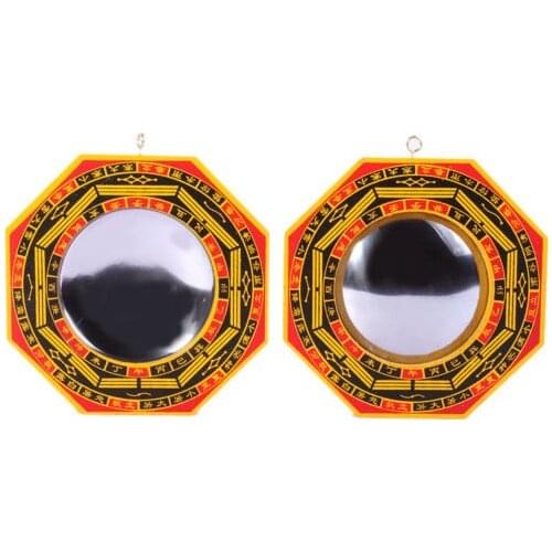 ONE PCS CONCAVE BAGUA MIRROR FENG SHUI Pakua New Chi 4" S1008-1A