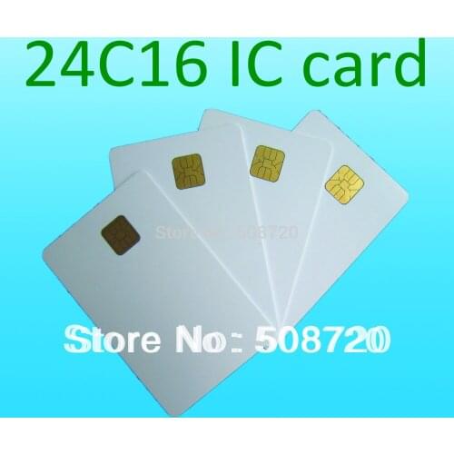 High Quality ATMEL 24c16 ISO 7816 Contact Smart Card Phone IC Card Medical Insurance Card