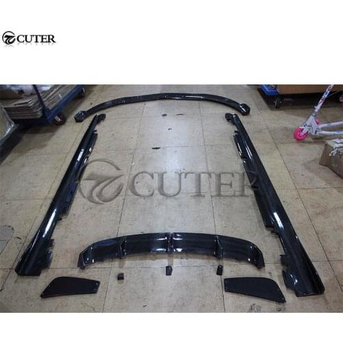 W117 CLA220 CLA260 Carbon Fiber Front rear Lip splitter side skirts Back Bumper Spoiler Diffuser for Benz W117 C117 2014-2015