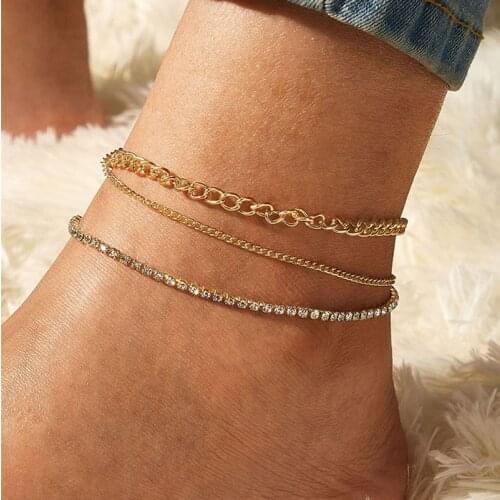 Yobest Ankle Bracelet Set Boho Jewelry Bohemian Gold Chains Infinity Charm Bracelets For Women Anklet Foot Jewelry