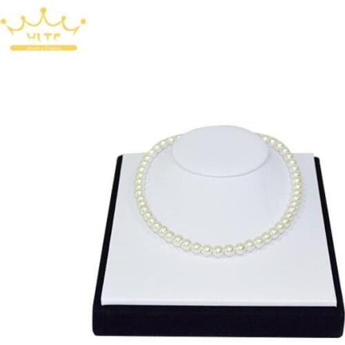Wholesale 16*20cm Black Velvet Necklace Bracelet Curved Showcase Holder 1pcs Velvet Jewelry Display Stand