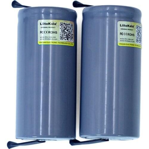 10 PCS. LiitoKala 3.2V 32700 6500mAh LiFePO4 Battery 35A Continuous Discharge Maximum 55A High power battery+DIY Nickel sheets