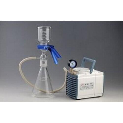 1000ml solvent filter filtration devices with GM-0.33A oil-free diaphragm vacuum pump for Chemical analysis pharmaceutical use