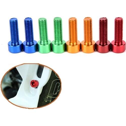 2Pcs MTB Road bike Fixed Gear Mountain bike accessories Bottle Holder Bolt Bike Bicycle Water Bottle Cage Screw M5*15MM